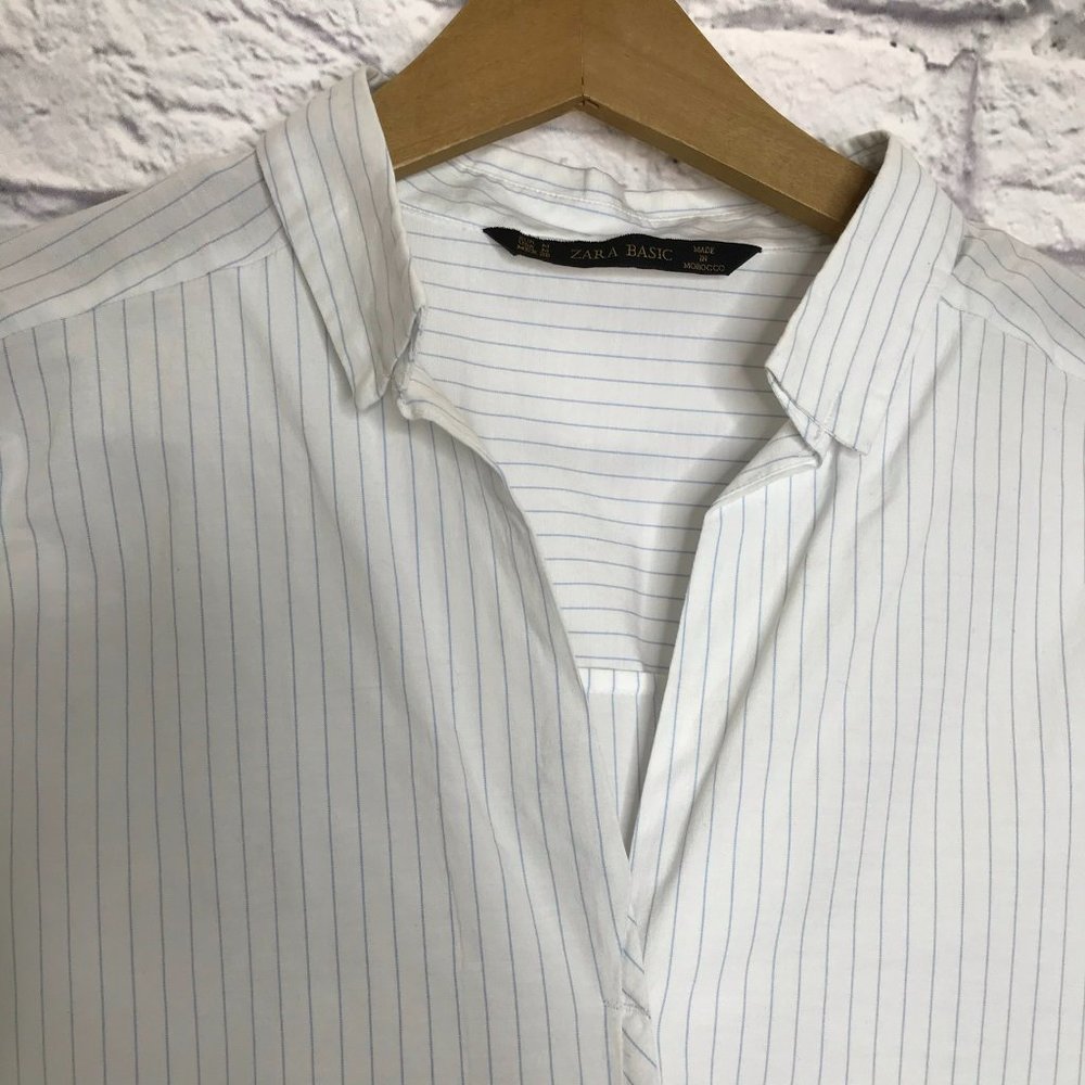 Zara White Button Down Shirt - Picture 2 of 7
